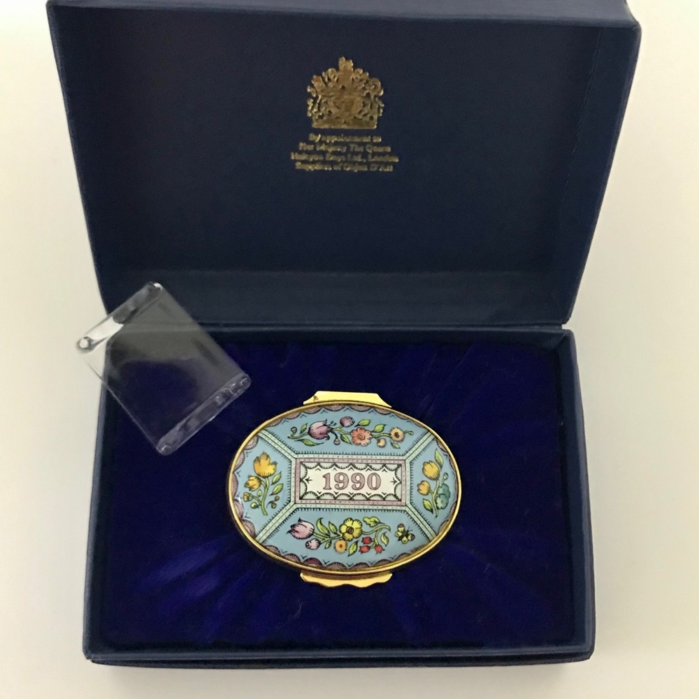 Halcyon Days Enamels, dated 1990 collectors item